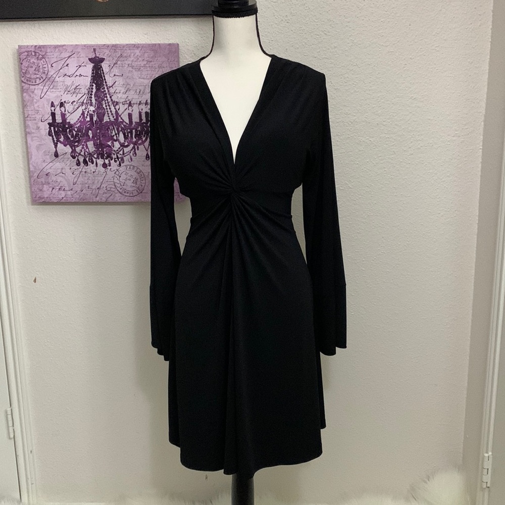 🔥Moda International Little Black Dress - Size L - Stretch - SHOWSTOPPER! 🔥